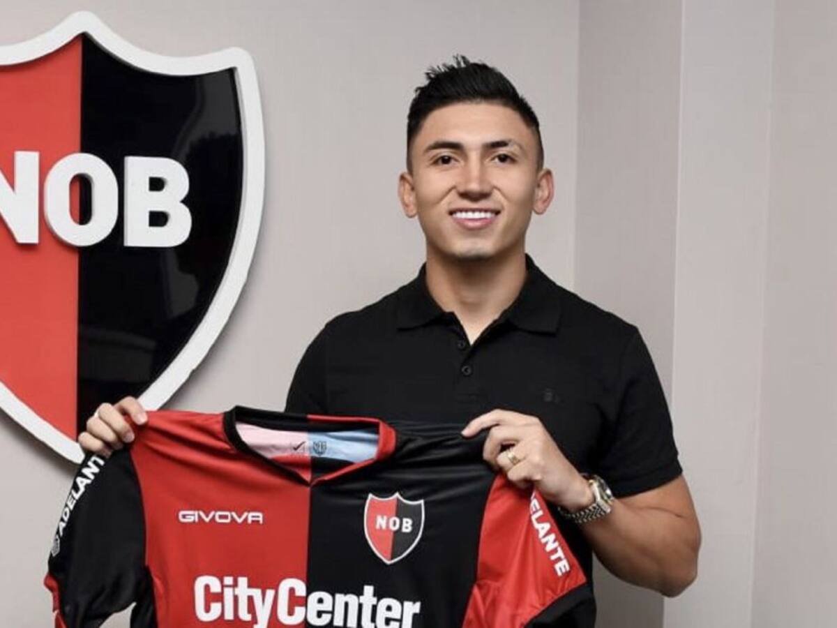 Fabián Ángel fue presentado como nuevo jugador de Newell's