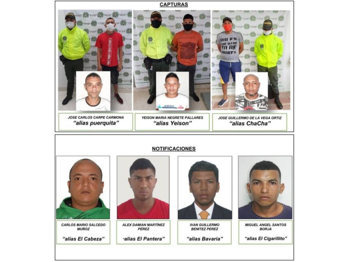 Caen siete presuntos integrantes de la banda La vieja Guardia en Sucre