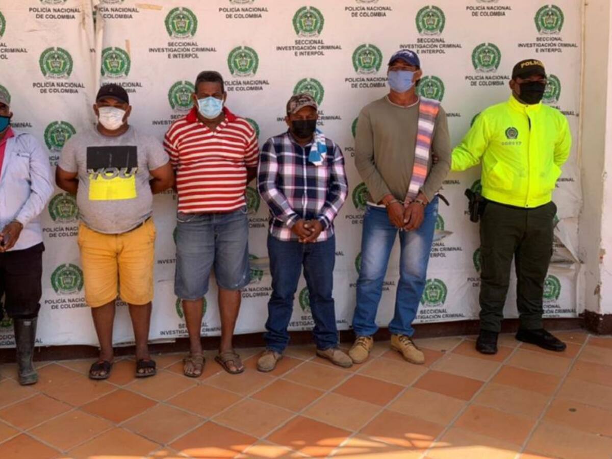 Capturados 5 presuntos cuatreros en Bayunca y Santa Rosa de Lima, Bolívar
