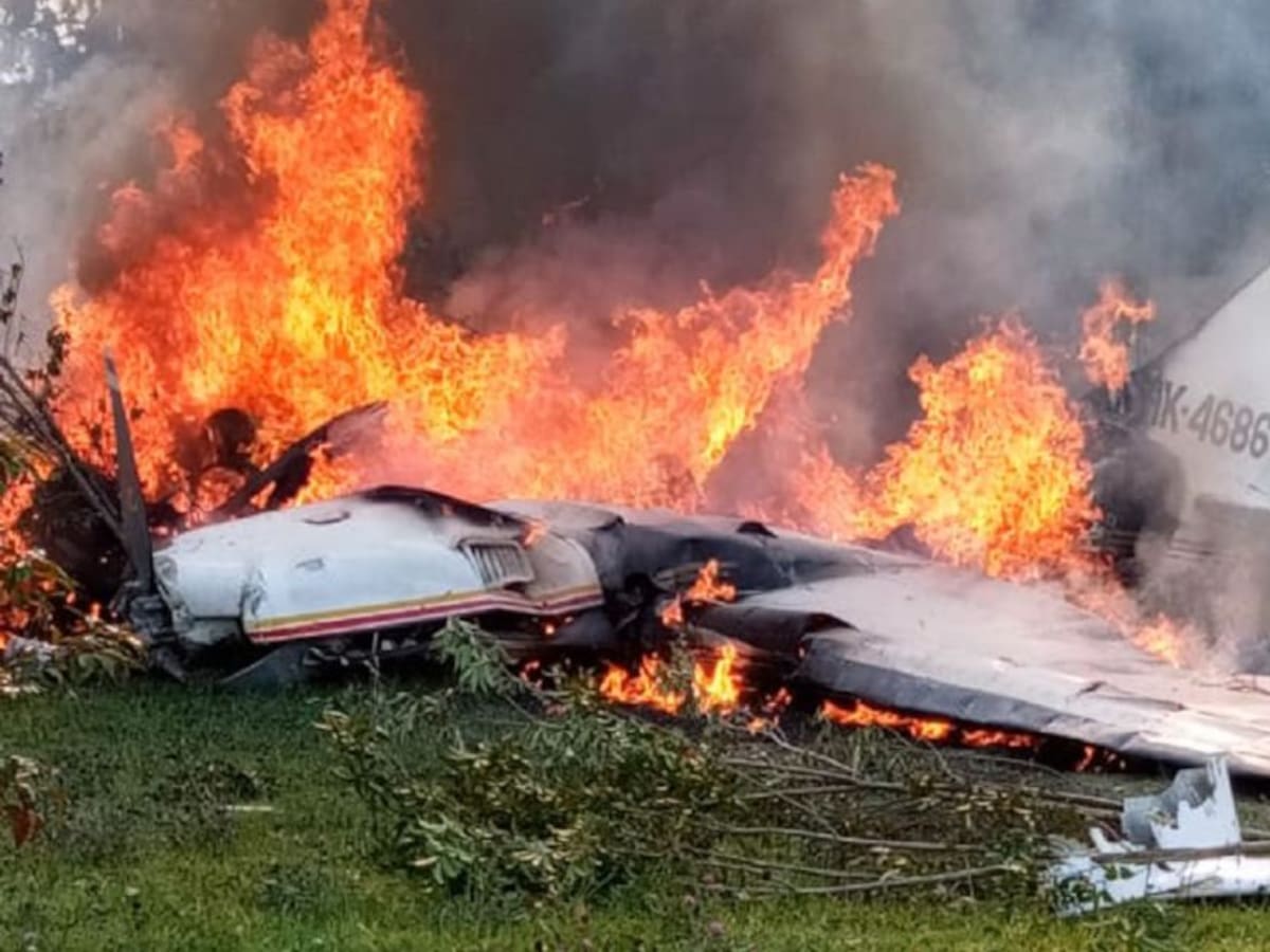 Accidente aéreo en el norte de Bogotá