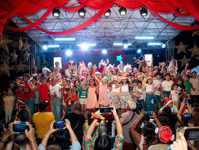 El 23 de diciembre el Pueblito Cordobés celebró ‘La Navidad de todos’ con novena y muchas sorpresas.