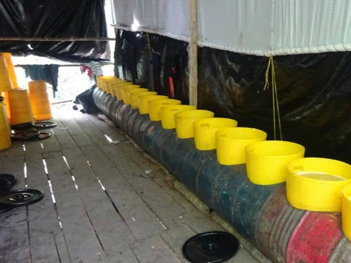 Destruyen laboratorio de cocaína de Los Pelusos en el Catatumbo