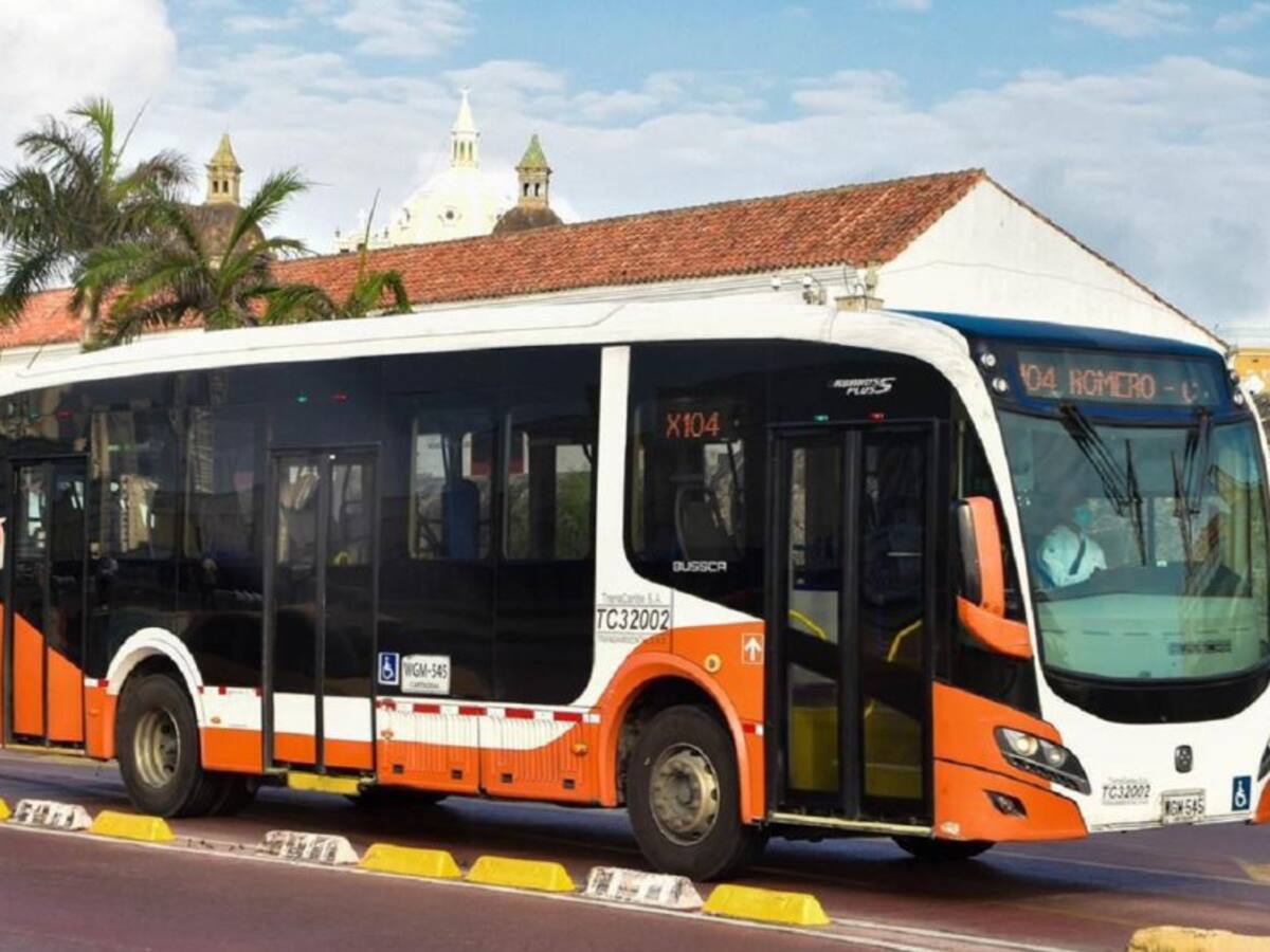 Desvíos en rutas X104 y T102 de Transcaribe por obras de rehabilitación
