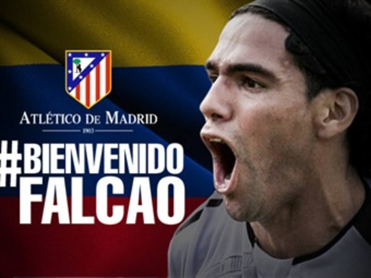 Falcao García es nuevo jugador del Atlético de Madrid