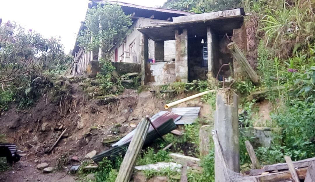 Afectaciones por el invierno en Chaparral 