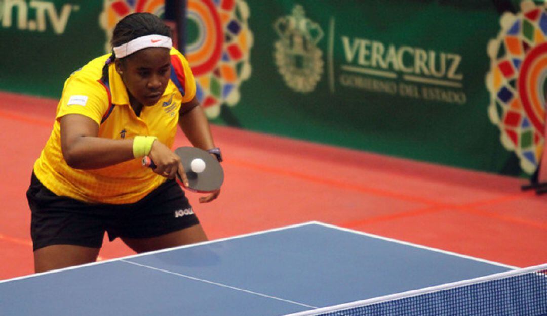 Paula Medina, atleta de tenis de mesa.