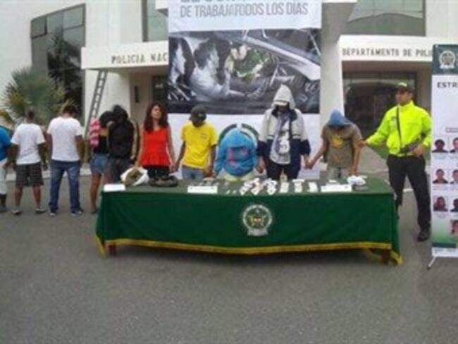 Policía del Quindío desarticuló banda dedicada al expendio de alucinógenos