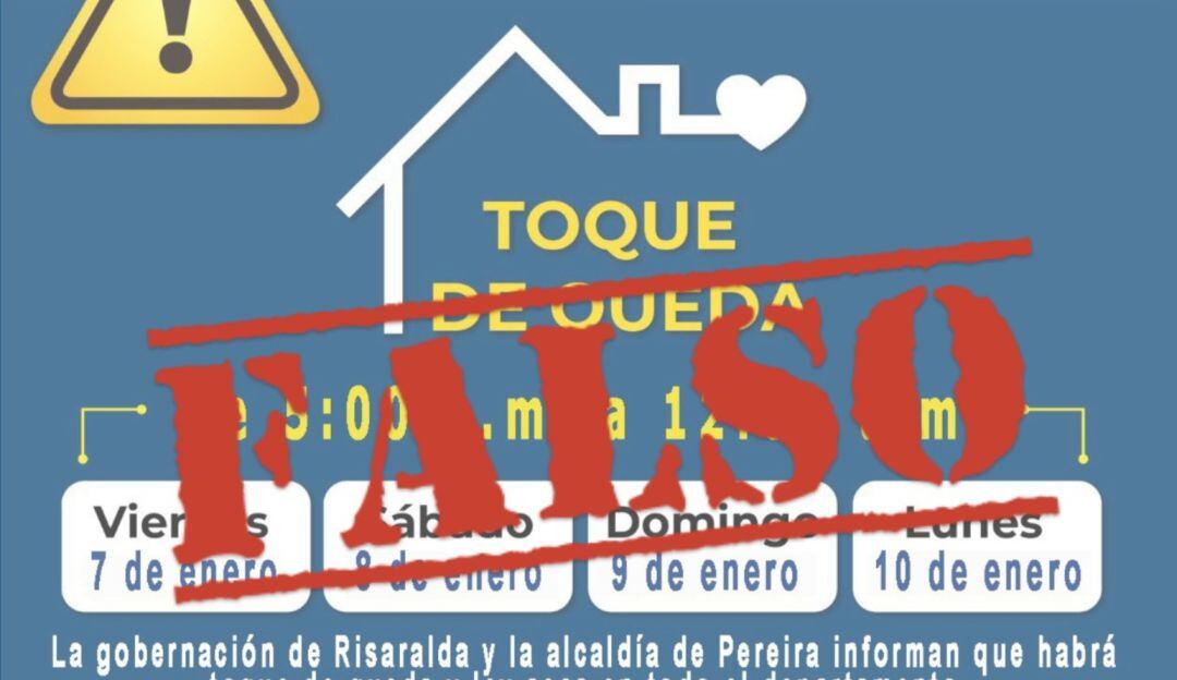 Medidas restrictivas falsas.