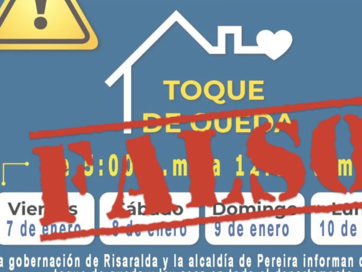 Imagen con restricciones para este puente festivo en Risaralda es falsa