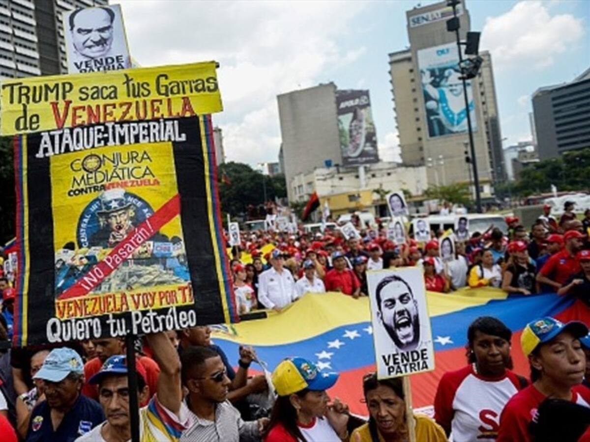 Gobierno venezolano convoca a "marcha anti-imperialista" para este martes