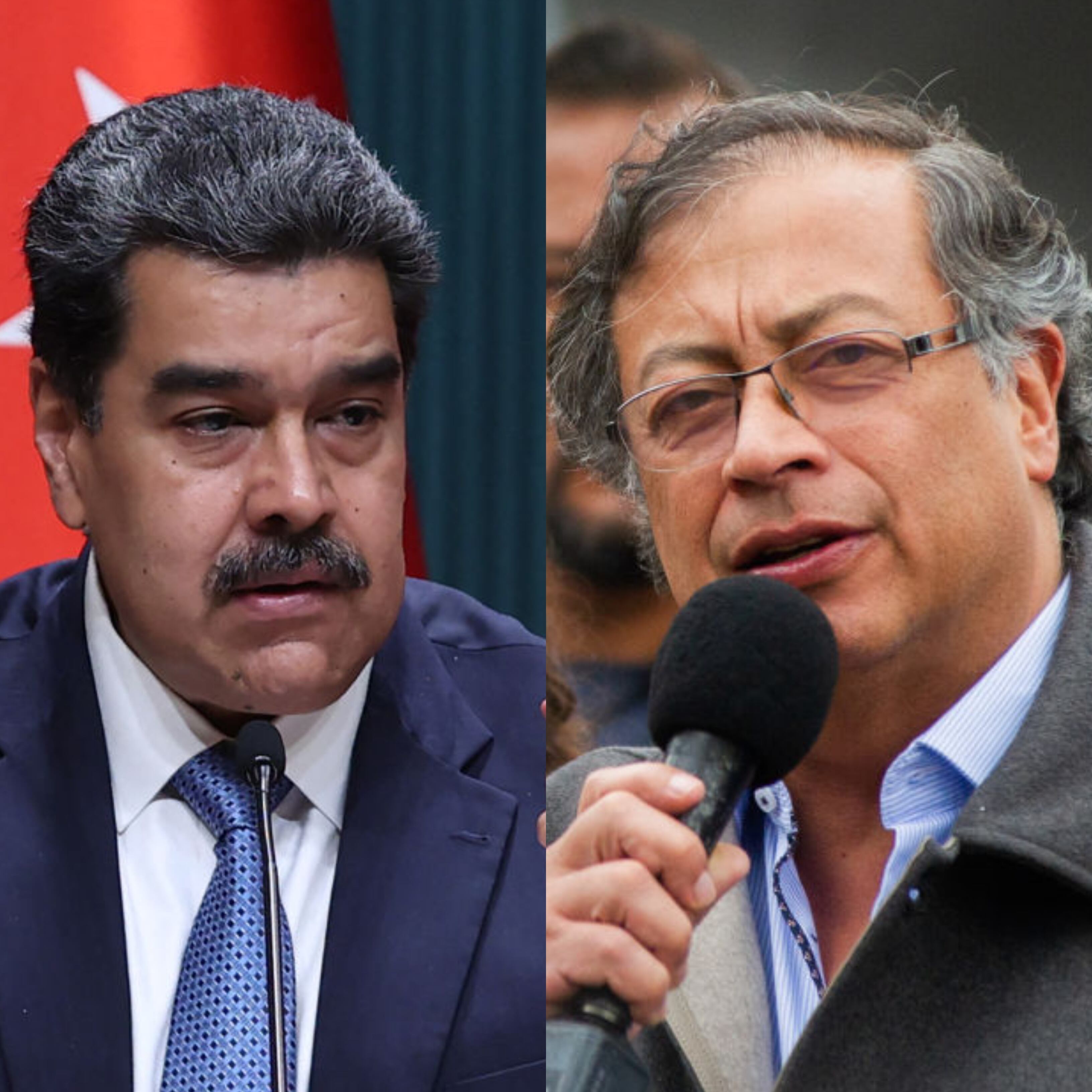 Nicolás Maduro y Gustavo Petro. Foto: Getty Images