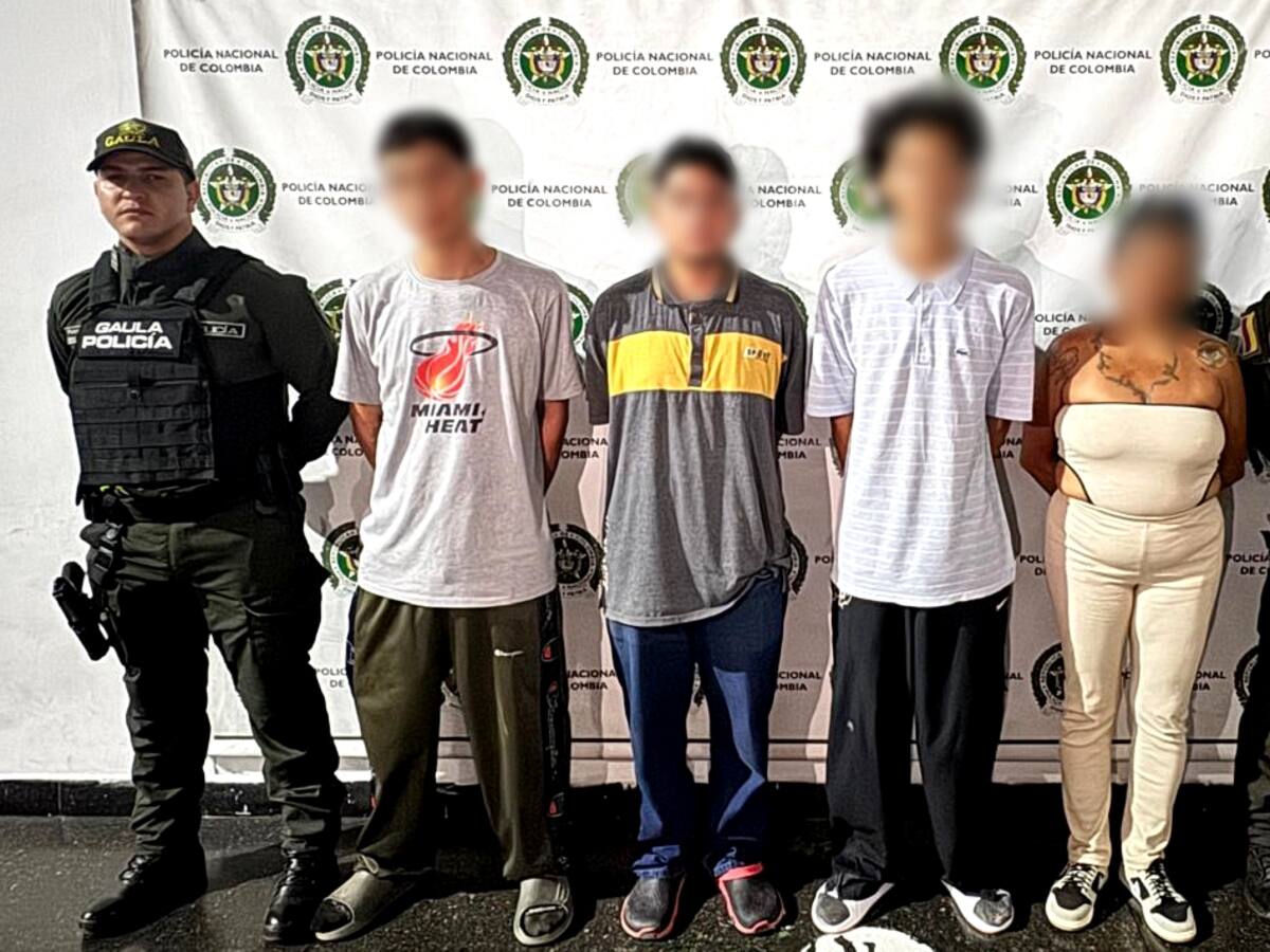 Capturan a cuatro presuntos extorsionistas del Clan del Golfo en Antioquia