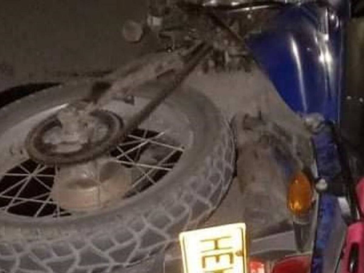 Motociclista falleció tras accidente en Piedecuesta