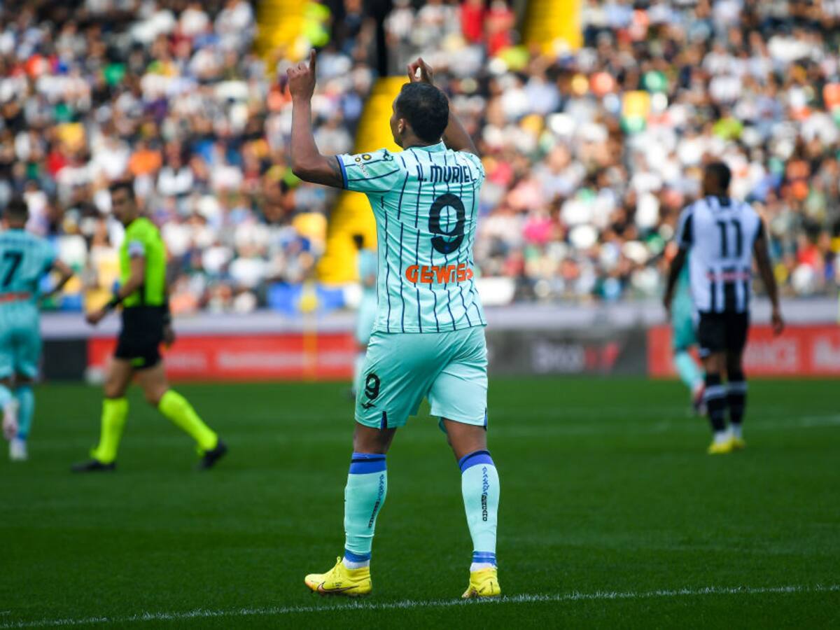 Luis Muriel, figura de Atalanta en el empate con Udinese