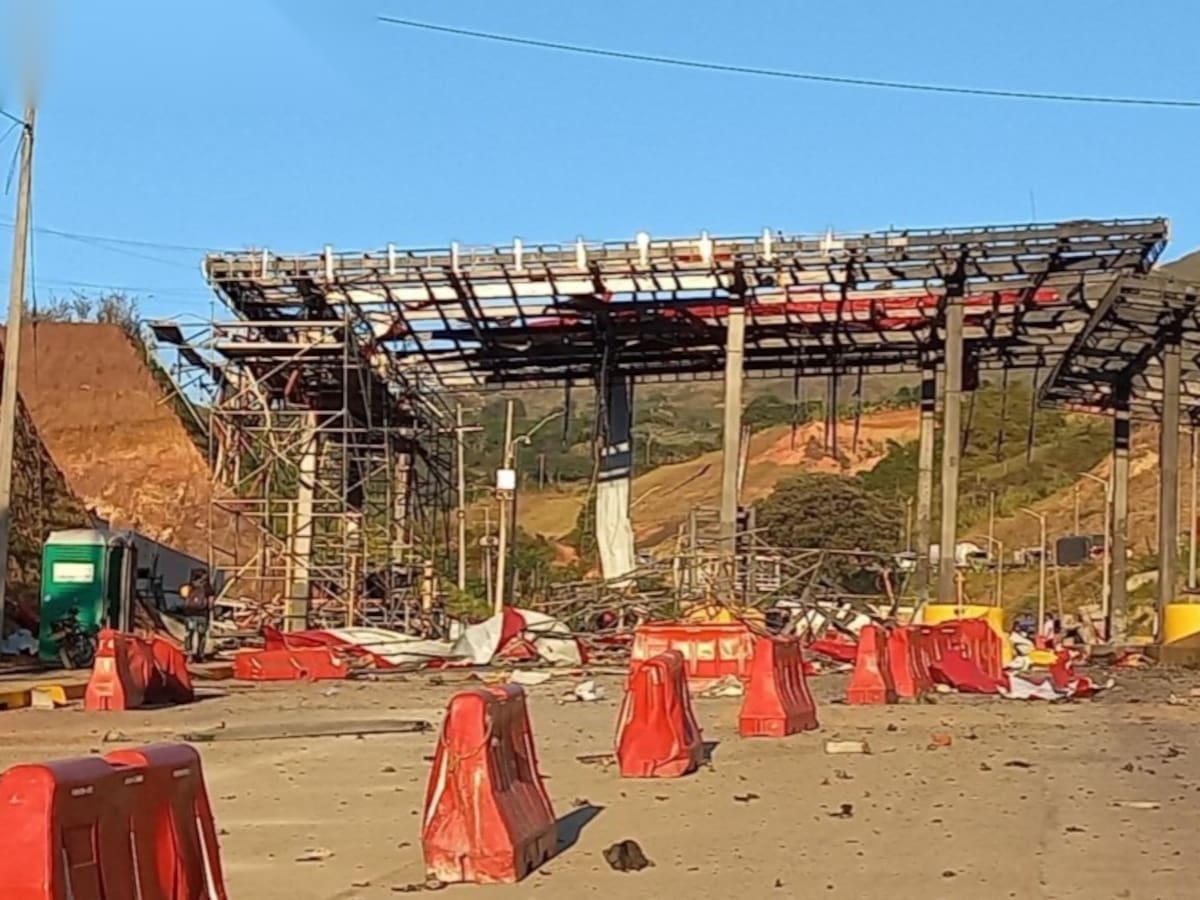 Atentaron con explosivos contra el nuevo peaje de Mondomo en la vía Panamericana en Cauca