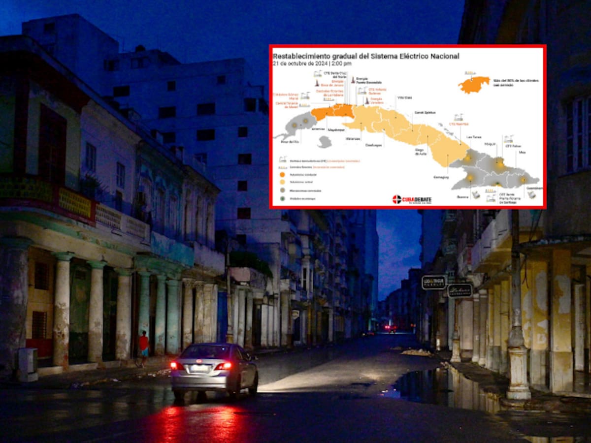 La Habana, Cuba, recupera su sistema eléctrico en el cuarto día de apagón