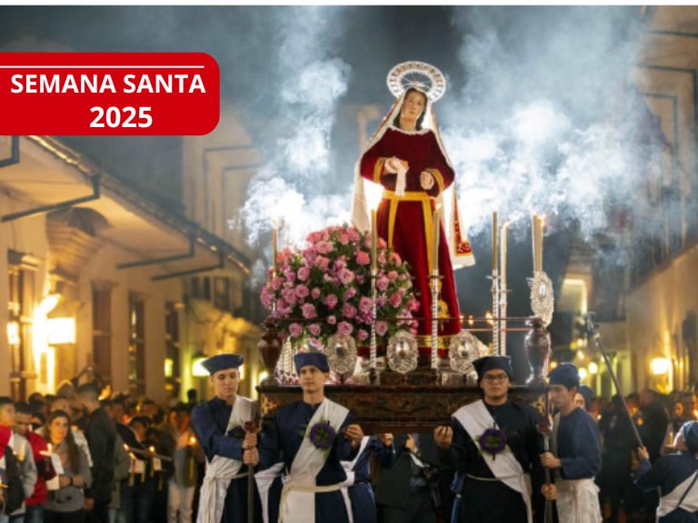 Procesiones de Semana Santa 2025. Foto tomada de Procesiones Popayán