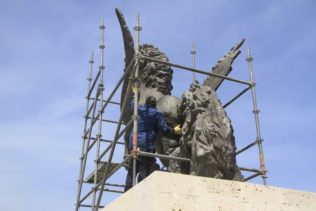 Monumento de Los Pegasos. // Colprensa