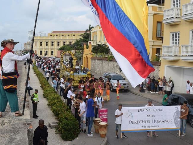Cartagena celebró el Día Nacional de los Derechos Humanos