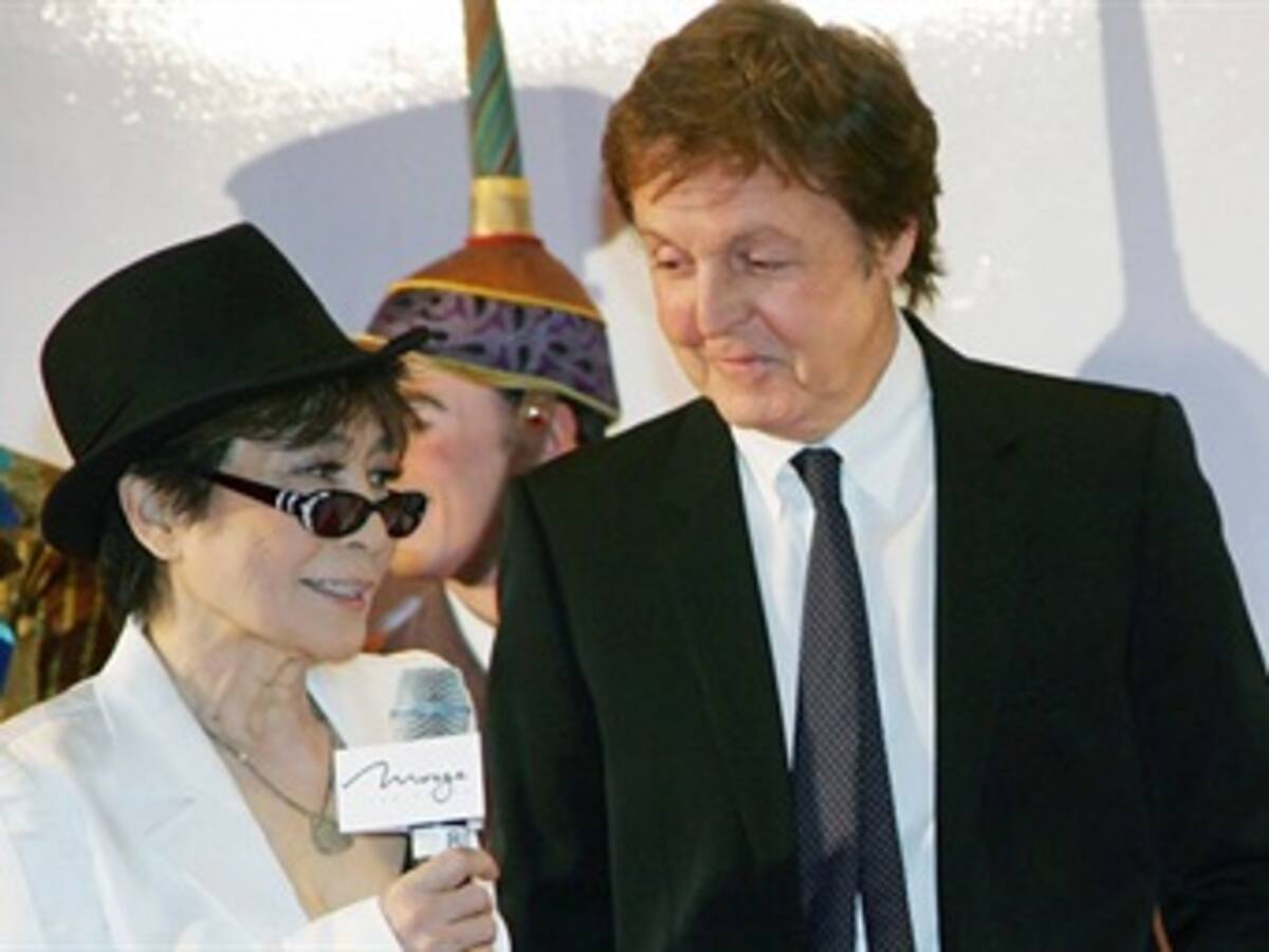 Yoko Ono agradece a McCartney por decir que no separó a los Beatles