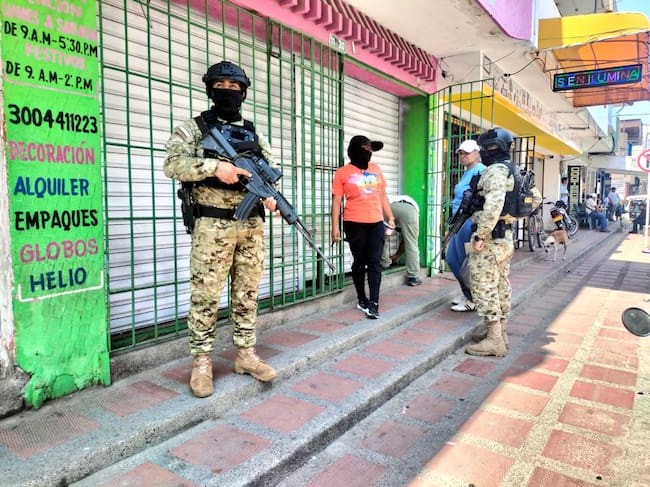 Despliegue del Gaula Militar en Riohacha