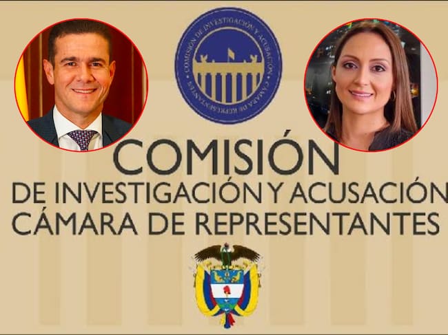 Carlos Cuenca y Katherine Pulecio Gómez. Fotos: Cámara de Representantes / Suministradas