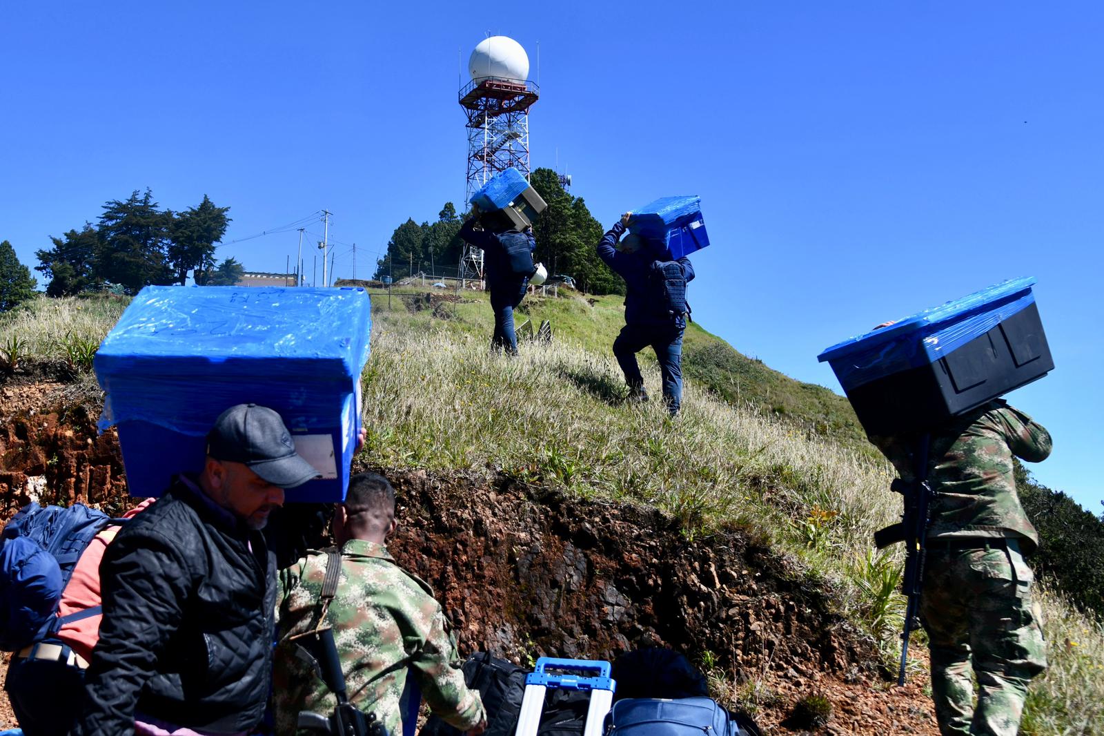 UNGRD recupera operación de radar meteorológico en Cauca.