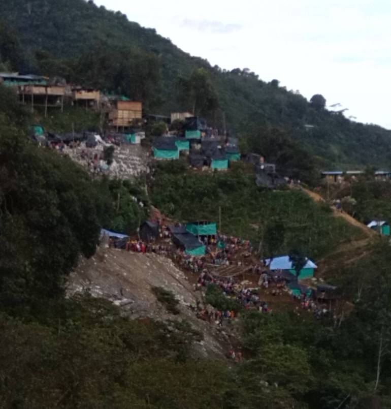 Minería informal en Buriticá. 