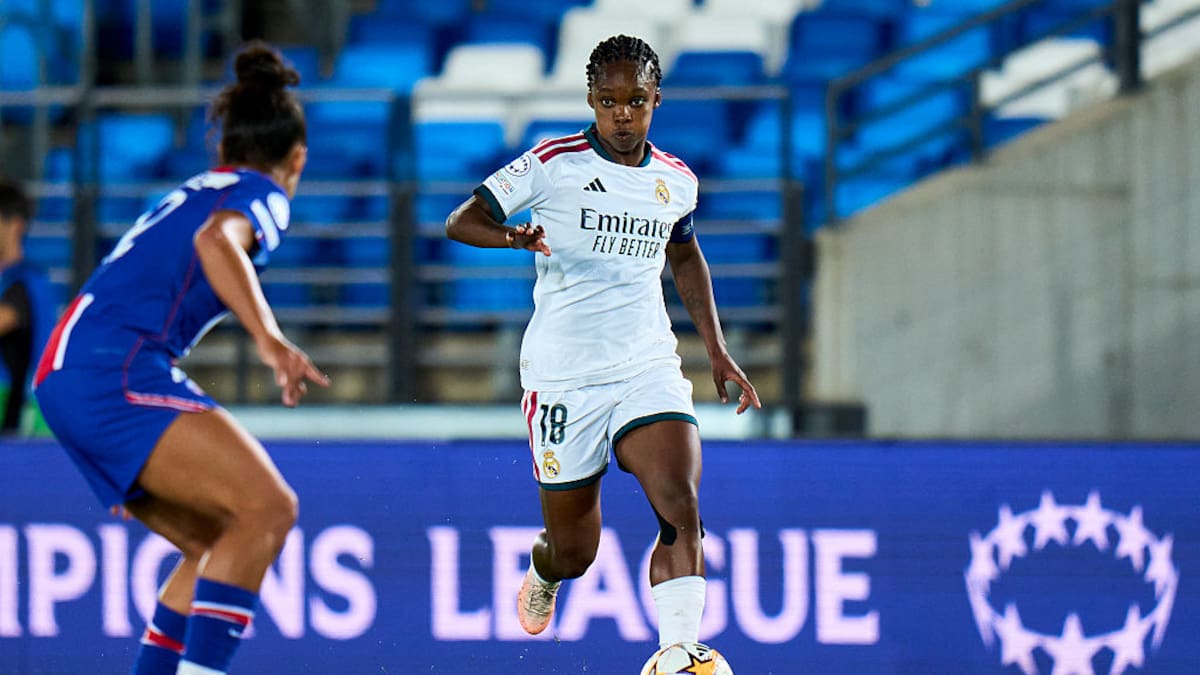 Linda Caicedo, figura en el empate del Real Madrid femenino en Champions League