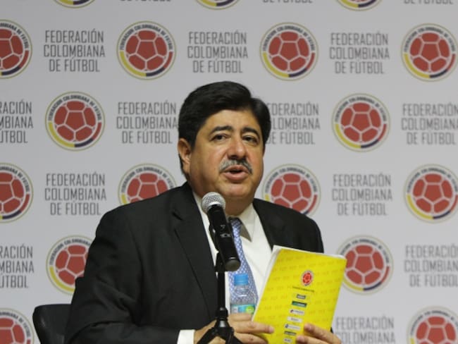 Expresidente de la Federación Colombiana de Fútbol Luis Bedoya.