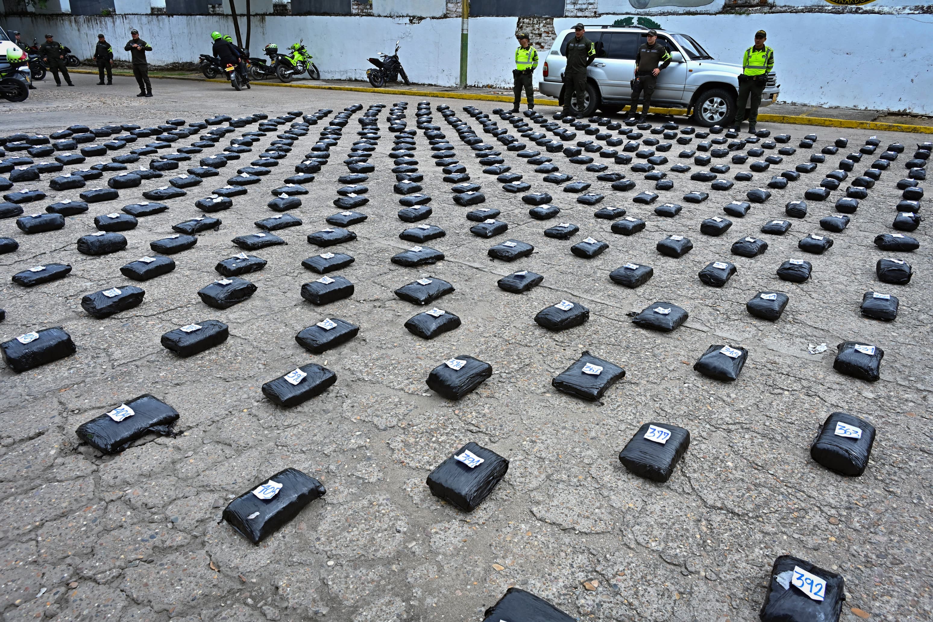 Más de 412 kilogramos de marihuana fueron incautados en Cundinamarca