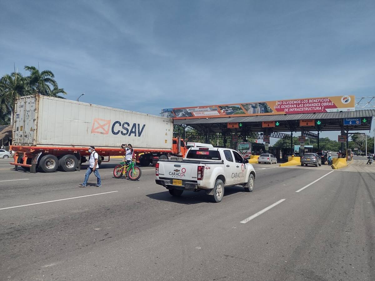 Extienden no cobro en el peaje de Turbaco por seis meses para vehículos livianos y buses
