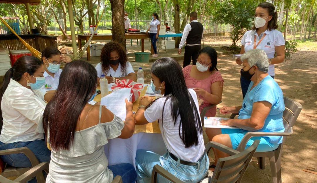 Mujeres del municipio de Santa Ana. 