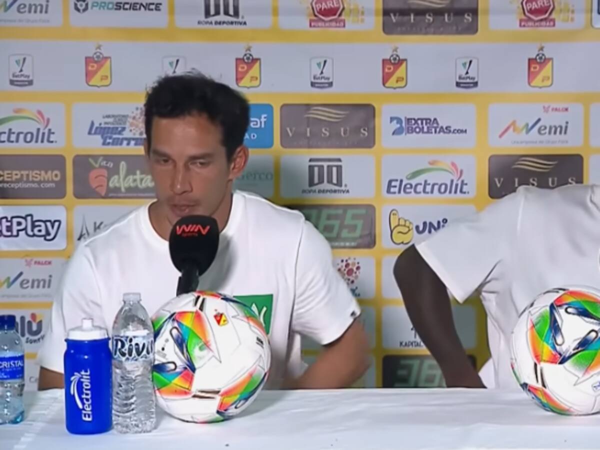 Diego Arias luego de la derrota de Nacional ante Pereira: “Tuvimos la intención de remontar”