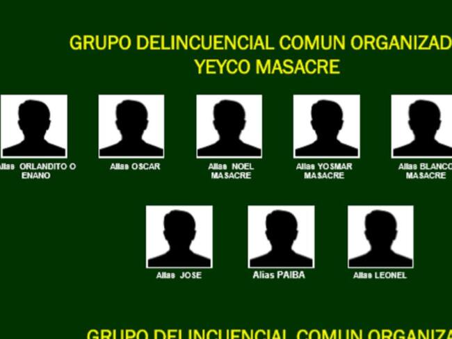 Bandas 'Yeico Masacre' y 'Los Melean', las más buscadas en Santa Marta