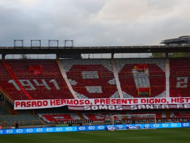 Independiente Santa Fe celebra sus años 80 años de fundación.