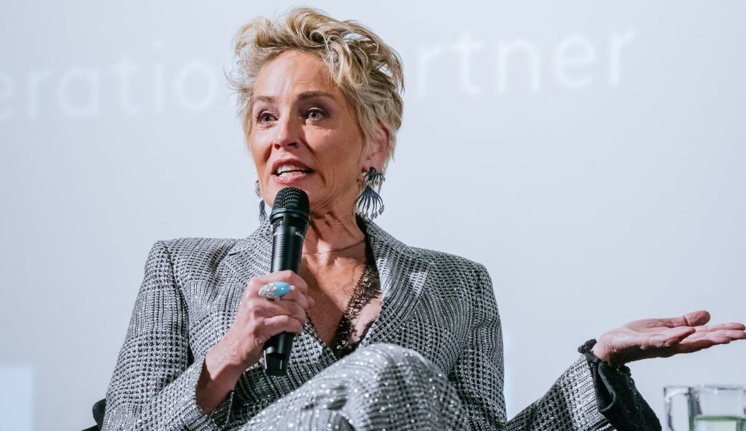 La actriz Sharon Stone 