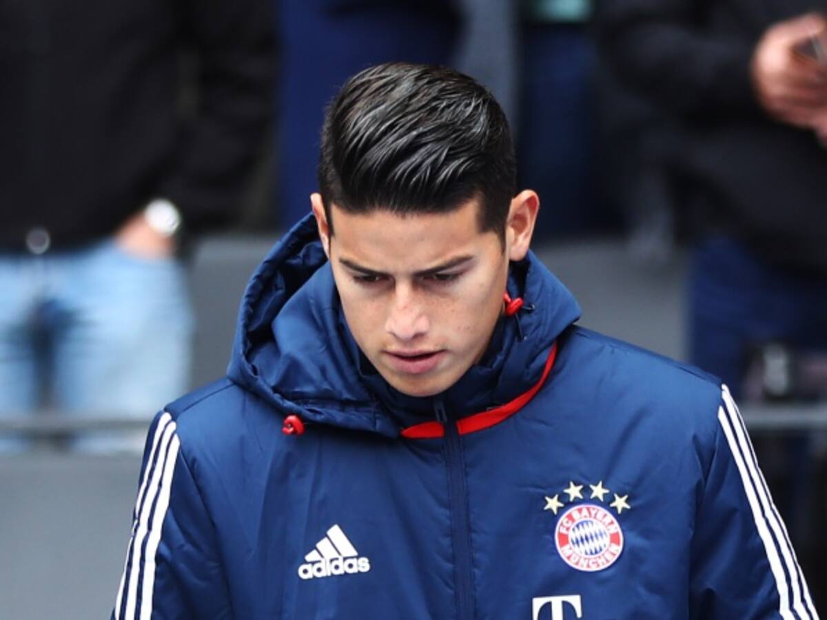 Por lesión, James es duda para la Supercopa de Alemania