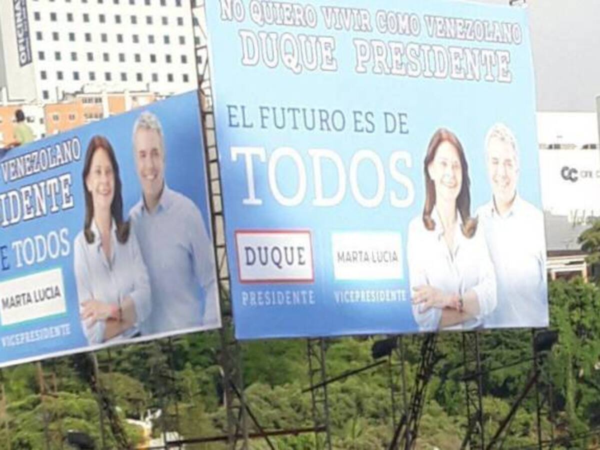 Las polémicas vallas políticas que aparecieron en Bucaramanga