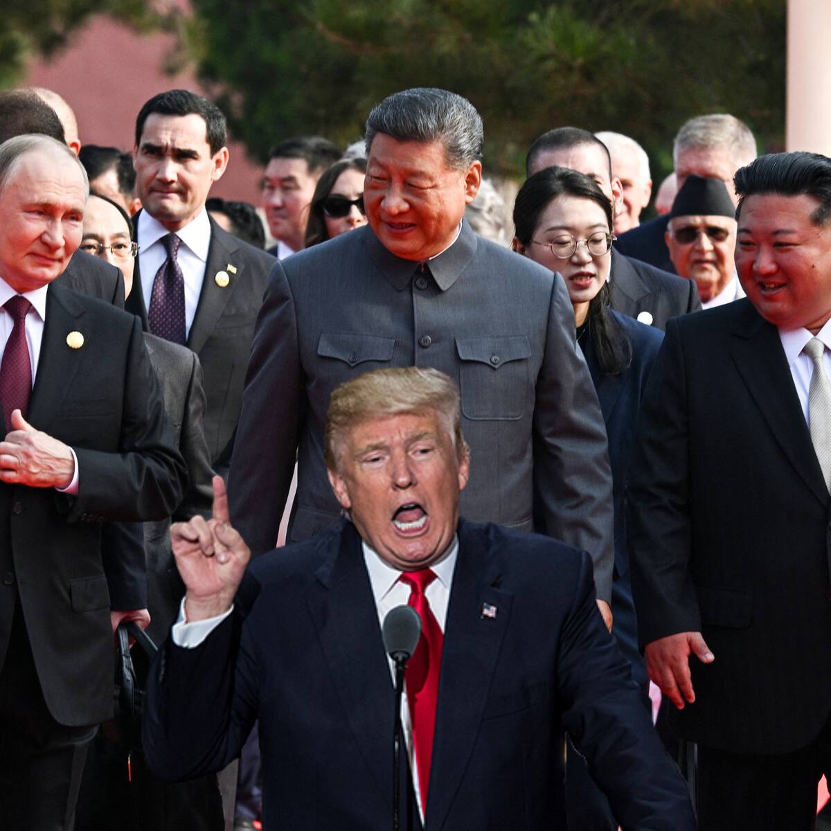 China niega estar conspirando con Rusia y Corea del Norte