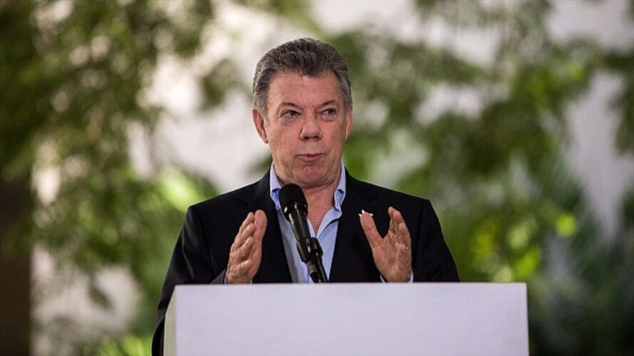 Santos confía en que se concrete el cese al fuego con el Eln antes del miércoles. Foto: Colprensa