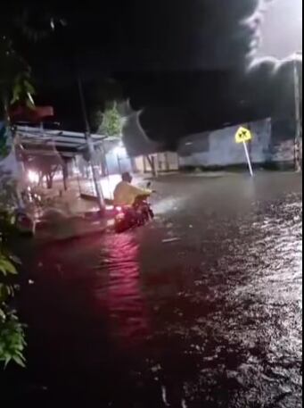 Inundaciones en La Dorada, Caldas. Foto: Noticias Doradita Regional.