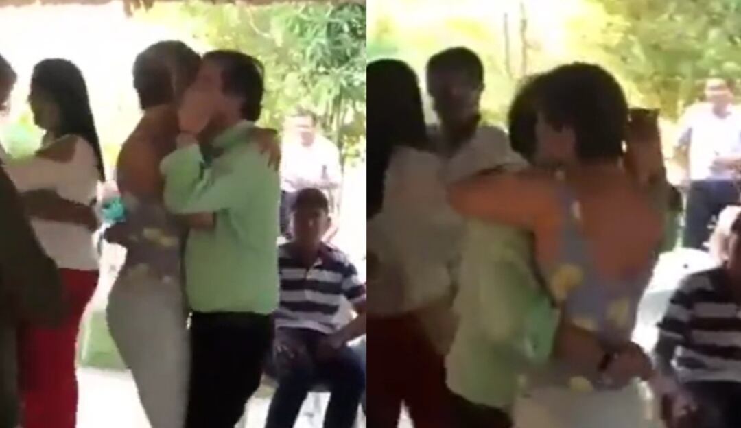 Gustavo Petro bailando 