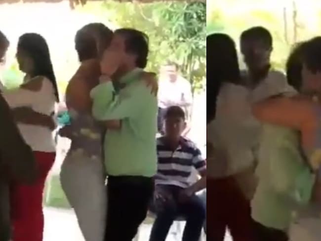 Gustavo Petro bailando