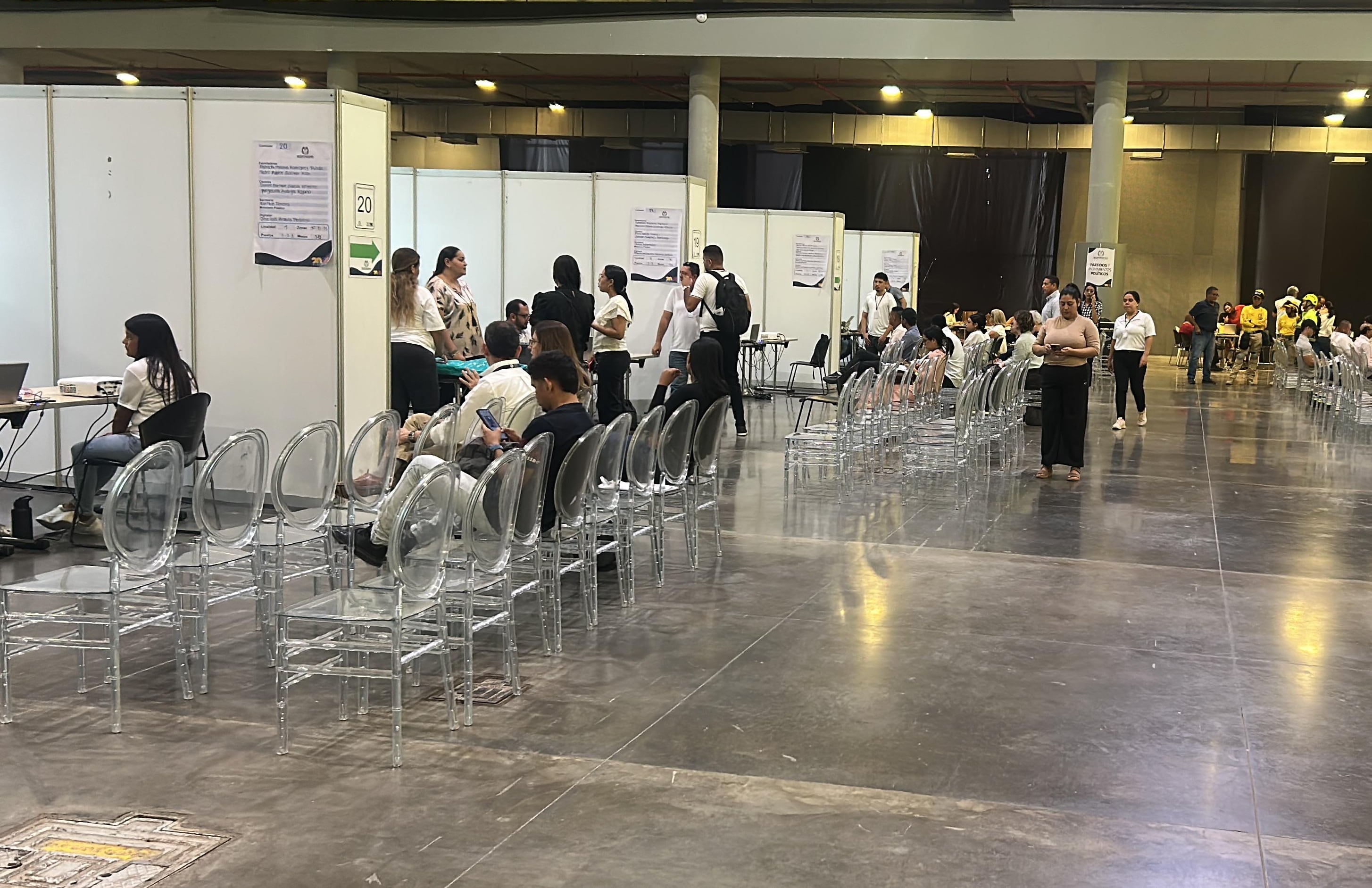 Escrutinios en Barranquilla. Foto: Caracol Radio.