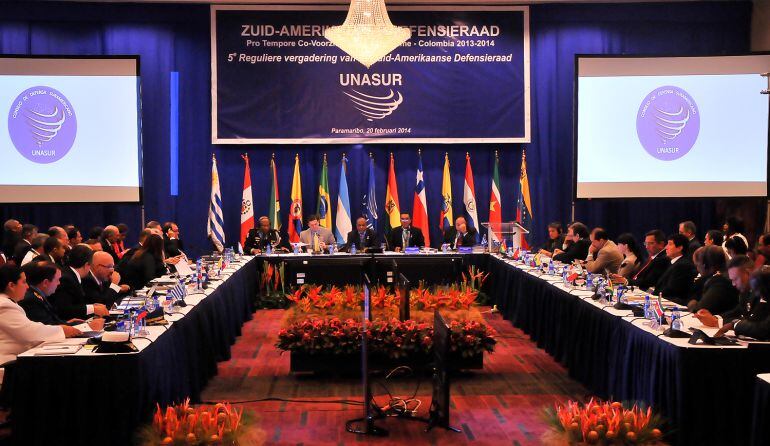 Consejo suramericano de defensa de Unasur.