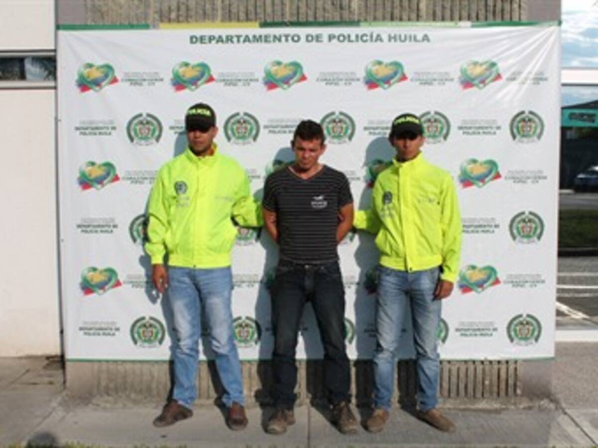 En Neiva fue capturado alias “Enfermero” presunto integrante de las Farc