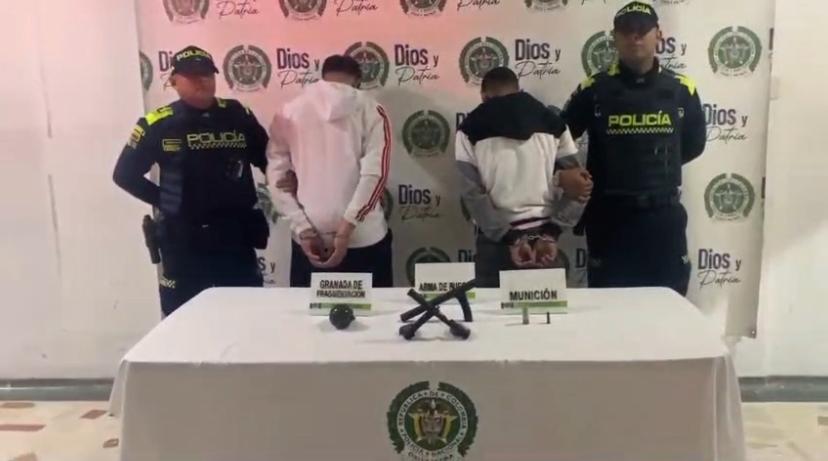 Miembros del 'Tren de Aragua' capturados en Bogotá.