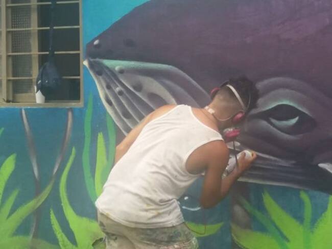 Viviendas de la Bocana se pintan de arte con Pacíficolor