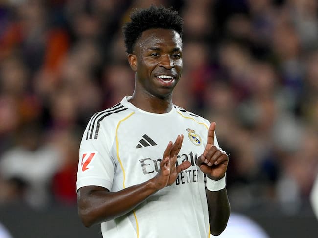 Vinicius Junior, delantero brasileño del Real Madrid. (Photo by David Ramos/Getty Images)